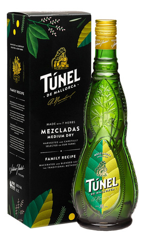 Licor Tunel De Mallorca Hierbas Mezcladas En Estuche
