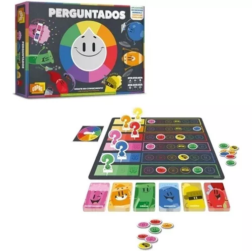 Jogo Carta Perguntados Tabuleiro Perguntas E