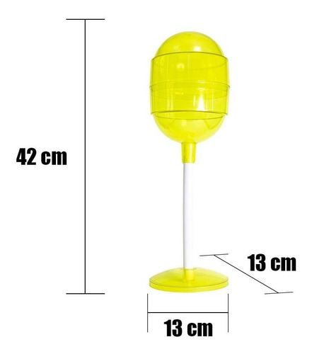 Tutsi Pop Paleta Dulcero Gigante Mayoreo 50 Piezas Con Base.