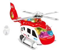 Comprar Helicóptero De Policía Con Luz Sonido Y Movimiento Ltf Shop 
