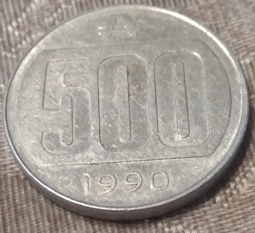 Moneda 500 Australes Año 1990 Argentina!!!