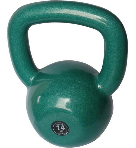 Kettlebell Emborrachado 14 Kg Crossfit Funcional Verde