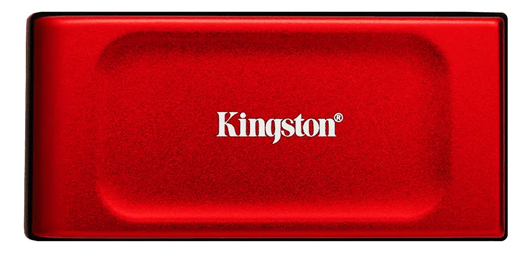 Ssd Externo Kingston Xs1000r 1tb Portátil Interface Usb-c Para Usb-a Velocidade De Leitura Até 1050mb/s Sxs1000r/1000g Usb 3.2 Disco Sólido Externo Cor Vermelho