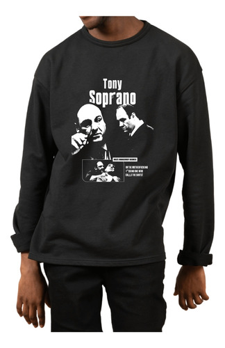 Polera Manga Larga - Tony Soprano - Los Soprano