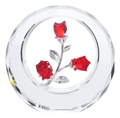 Figuras De Flores De Tulipanes De Cristal Con Circular, Ramo
