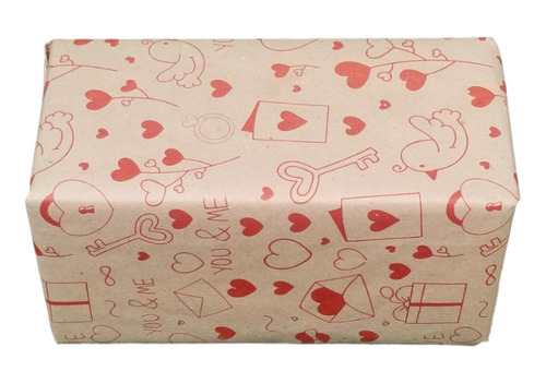Papel Regalo Ecológico Estampado X 100 Unidades