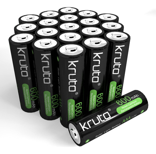 Kruta Paquete De 20 Baterias Aaa Recargables, 1.2 V 600 Mah