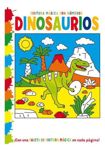 Pintura Magica Con Numeros Dinosaurios ( Libro Original ), De Aa.vv, Varios Autores, Raquel Duato Garcia, Aa.vv, Varios Autores, Raquel Duato Garcia. Editorial Edebe En Español