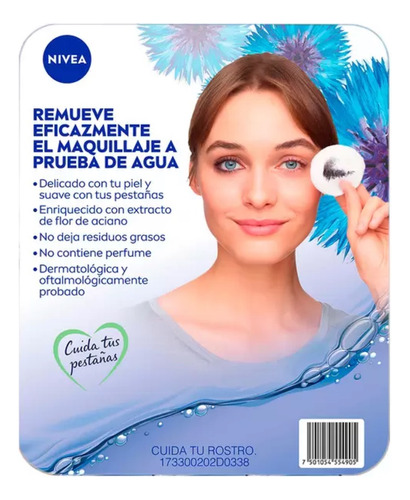 Nivea Desmaquillante Bifásico Rostro 3 Pzas De 125 Ml C/u