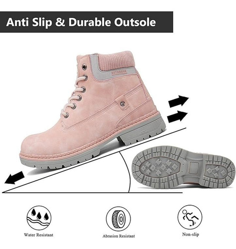 Botas De Nieve Eagsouni De Piel Impermeable Con Forro De Pie