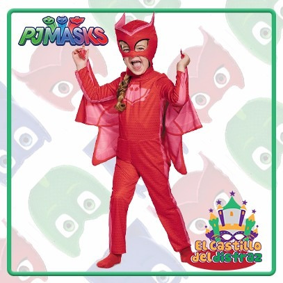 Disfraz Pj Masks Owlette 4/6 Años Original Entrega Inmediata