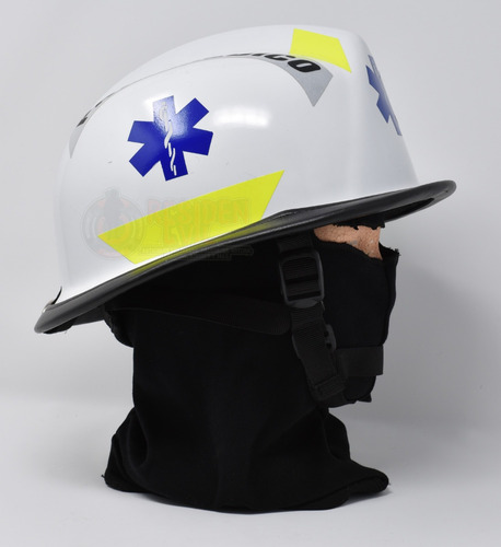 Imagen 5 de 5 de Casco Paramedico Tactico Cruz Roja Seguridad Moto Militar