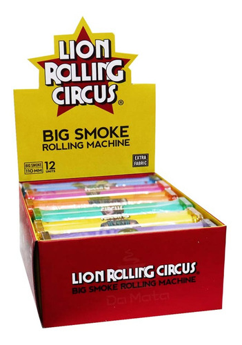 Caixa De Bolador Lion Rolling Circus King Size - 12un 