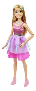 Barbie Large Dolls: Barbie Vestido Rosa 71 Cm