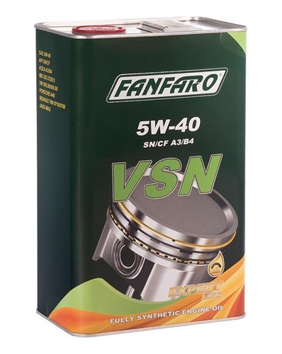 Aceite Sintetico Fanfaro 5w-40 1l Vsn 5w40 (040)