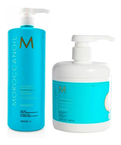 Moroccanoil Smooth Shampoo + Mascara Anti Frizz Argan Grande