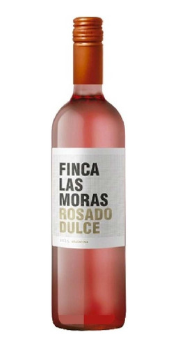 Vino Finca Las Moras Rosado Dulce 750ml Botella Puro Escabio
