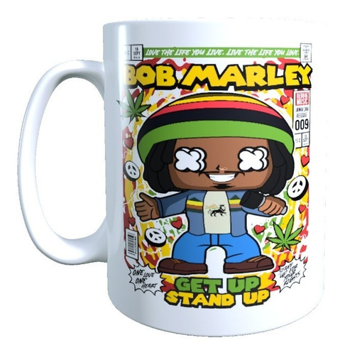 Taza Tazon Diseño Bob Marley, 320 Cc