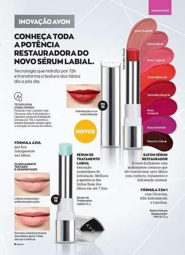 Sérum De Tratamento Labial Incolor Renew By Avon