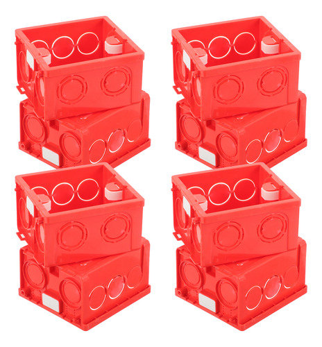 Cajas De Enchufe De Pared De 10 Piezas, Caja De Montaje Tipo