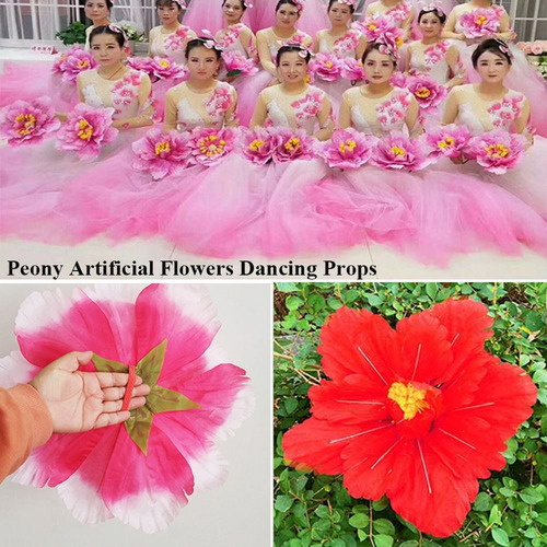 Flores Artificiales, 30, 40, 50 Cm, Peony Dancing Props, The