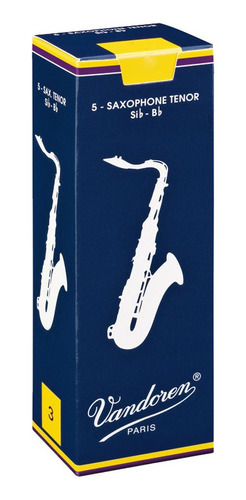 Caña Vandoren Sr222 Unidad Saxofon Tenor Bb 2