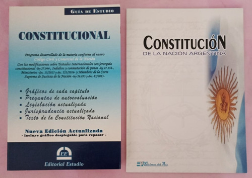 Guia De Estudio Constitucional + Constitucion Argentina