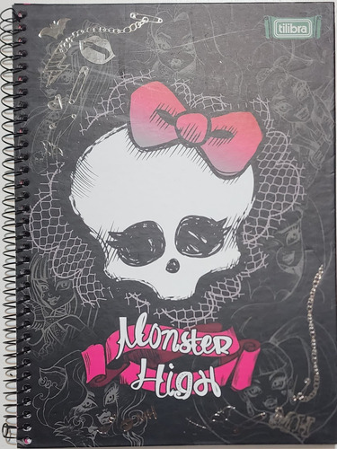 Cuaderno Monster High.t/ Dura. Espiral.c/sobre/stickers. 96h