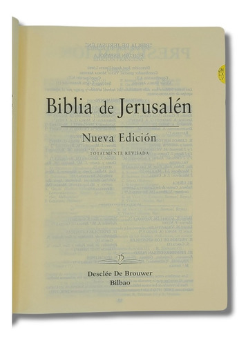 Imagen 5 de 9 de Biblia De Jerusalen Mediana De Lujo Con Caja Piel Marron