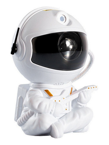 Proyector Astronaut Nebula Galaxy, luz nocturna para marco de guitarra de color blanco