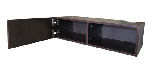 Repisa Flotante Para Tv Minimalista Color Wengue