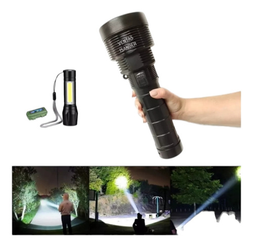 Lampara Thor + Regalo 30,000 Lumens Fuerte Como Su Martillo