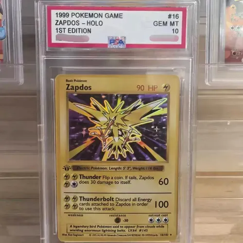 PSA10 Happy 17th Anniversary!! [水面下] ⑦ Vvpokémon Zapdos 1ra Edición Holo Base Set Psa10 Reliquia Co