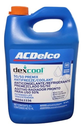 Refrigerante Automotriz Acdelco 50/50 Original 