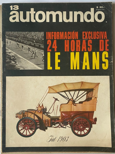 Automundo Revista Nº 13 Automovilismo Argentina Tc 1965, Ez5