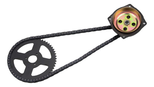 Cadena T8f Con Piñón Trasero De Caja De Cambios Para Minimot