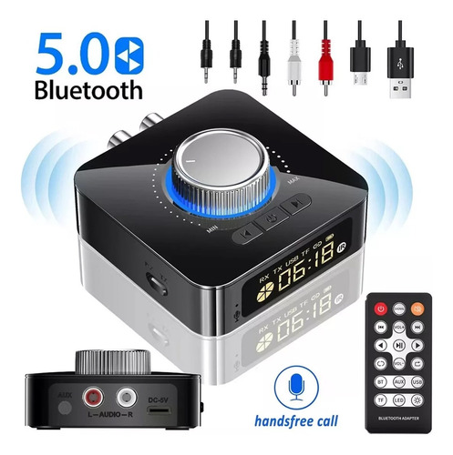 Bluetooth Transmisor/receptor Audio Estéreo 2 En 1 Adaptador