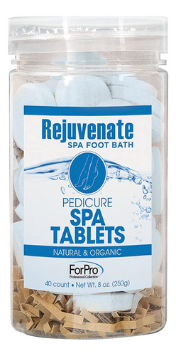 Tabletas De Baño De Pies Rejuvenate Spa Para Pedicura, Table
