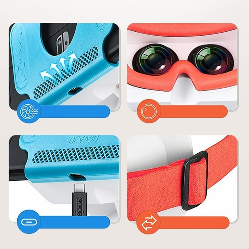 Óculos De Realidade Virtual Para Nintendo Swi Game Labo