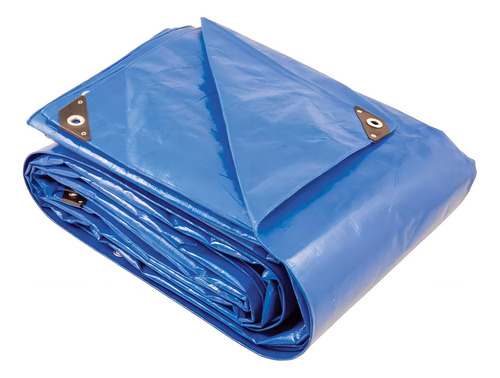 Lona Azul Reforçada 10x6 Metros 180 Grs 200 Micras Ajax