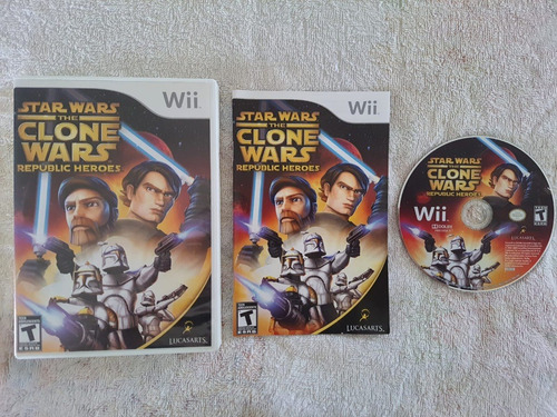 Wii Star Wars The Clone Wars Republic Heroes *** Original ** (Usado)