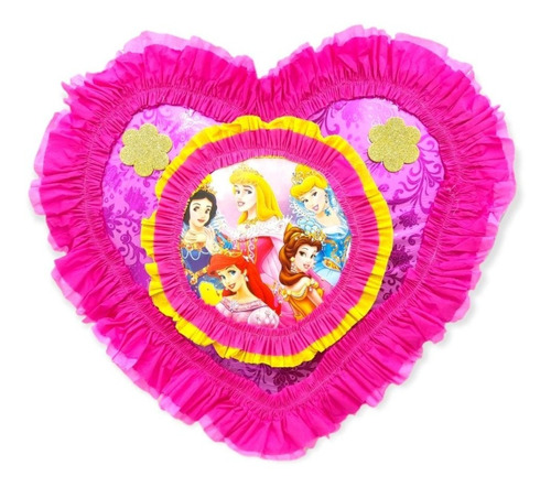 Piñata Corazón Princesas