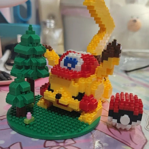 Picachu Mini Bloques Armables ( Pokémon ) 680 Pcs