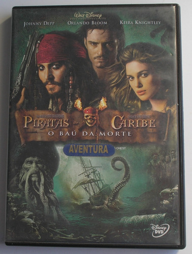 Dvd Piratas Do Caribe O Baú Da Morte Original Usado