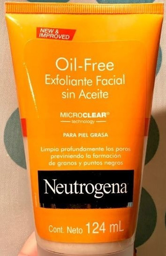 Neutrogena Exfoliante Facial Oil Free Sin Aceite Piel Grasa Tipo De Piel Grasa