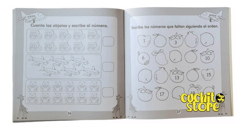 Libro De Aprendizaje Trazos Numeros Con Actividades