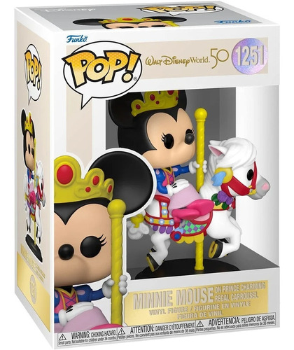 Funko Pop Disney Minnie Mouse On Prince Charming Carrousel