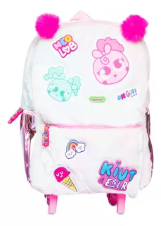 Mochila Escolar De Peluche Con Rueditas Distroller