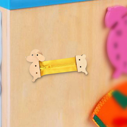 Montessori Busy Board Accesorios Cremallera Desarrollar