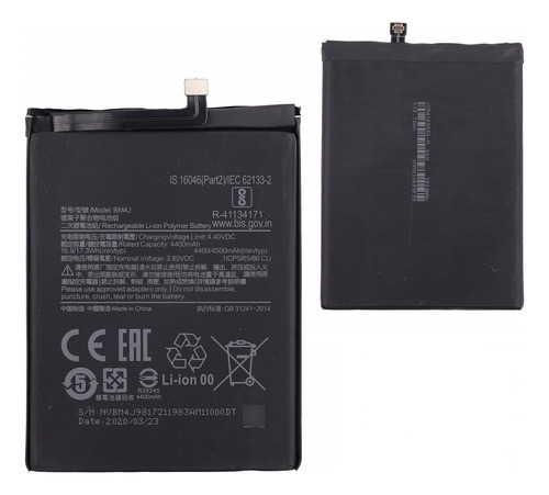 Bateria Para Xiaomi Redmi Note 8 Pro Bm4j Garantizada Full